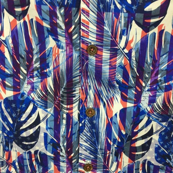 Caribbean Roundtree & Yorke Hawaiian Shirt Men's Size XL Tropical Vacation NWT - Picture 11 of 12